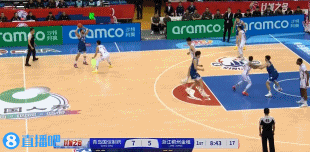 礼尚往来！约克侧翼三分穿针 王睿泽借掩护弧顶空位三分还以颜色