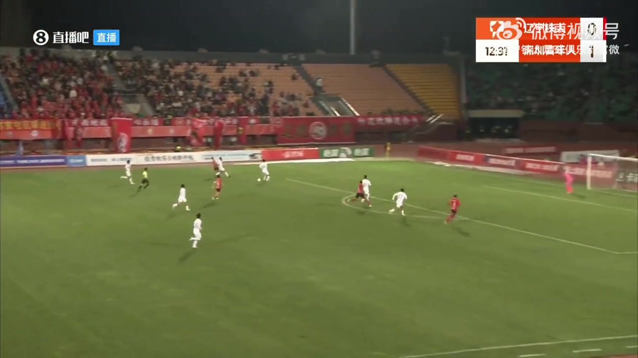 第12分钟-安以恩后点包抄破门 辽宁铁人主场1-1深圳青年人