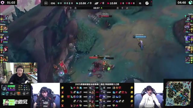 K神看GALA EZ 7-0兜底翻盘EDG：精准弹幕三杀！EDG还是太夸张了！