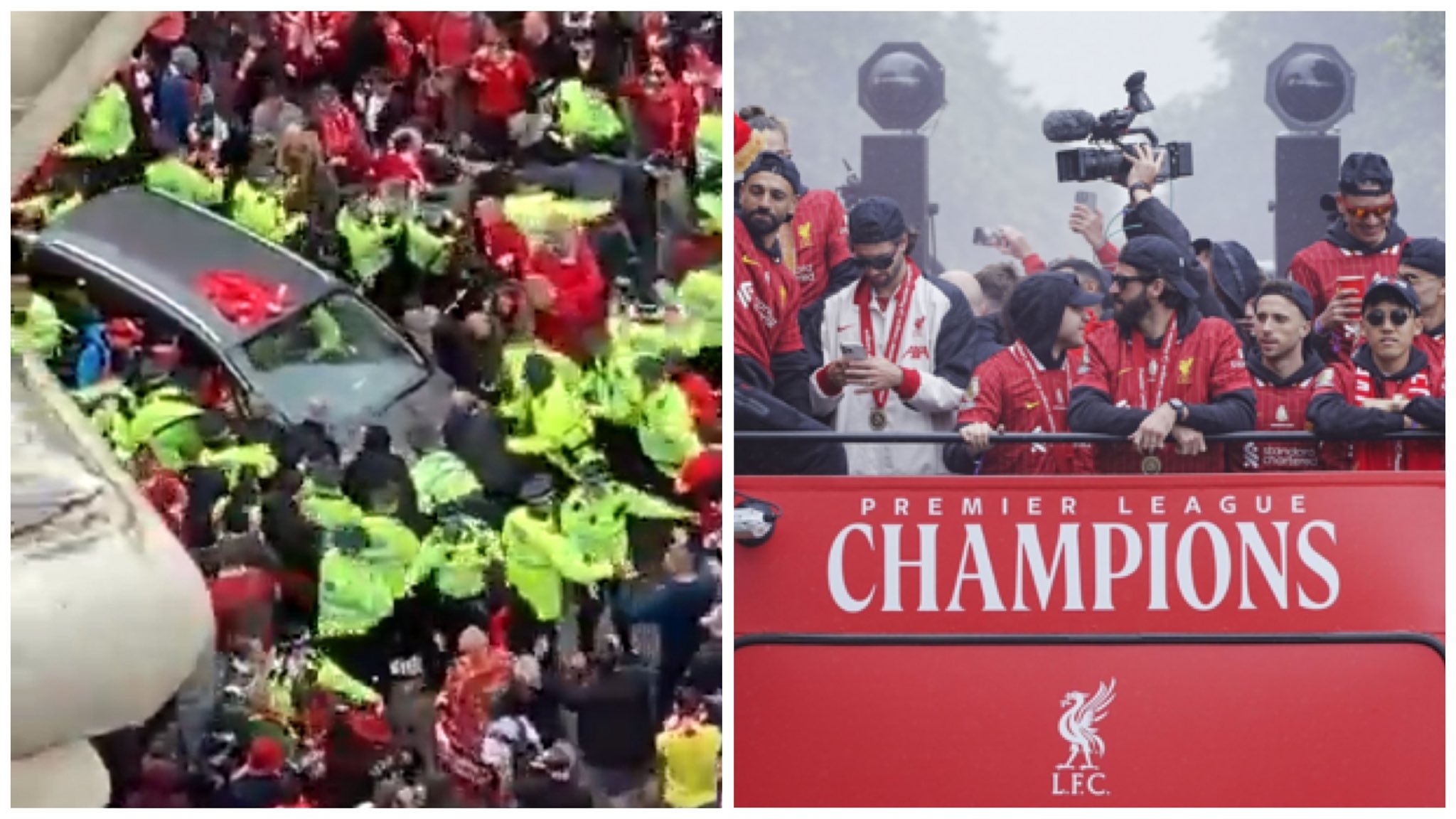 汽车冲撞球迷！利物浦官方：为受影响的人祈祷 将与警方保持联系